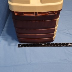Vintage Plano 758 Large 4 Drawer Tackle Box Tan & Brown Made in USA – NOS
