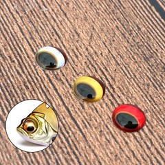 300pcs 3/4/5/6mm 3D Holographic Fishing Lure Eyes Simulation Fish Eyes Craft Kit