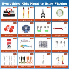 TCMBY 3 Layers Tackle Tackle Included, 191PCS Fishing Lures Tackle Kit Contains