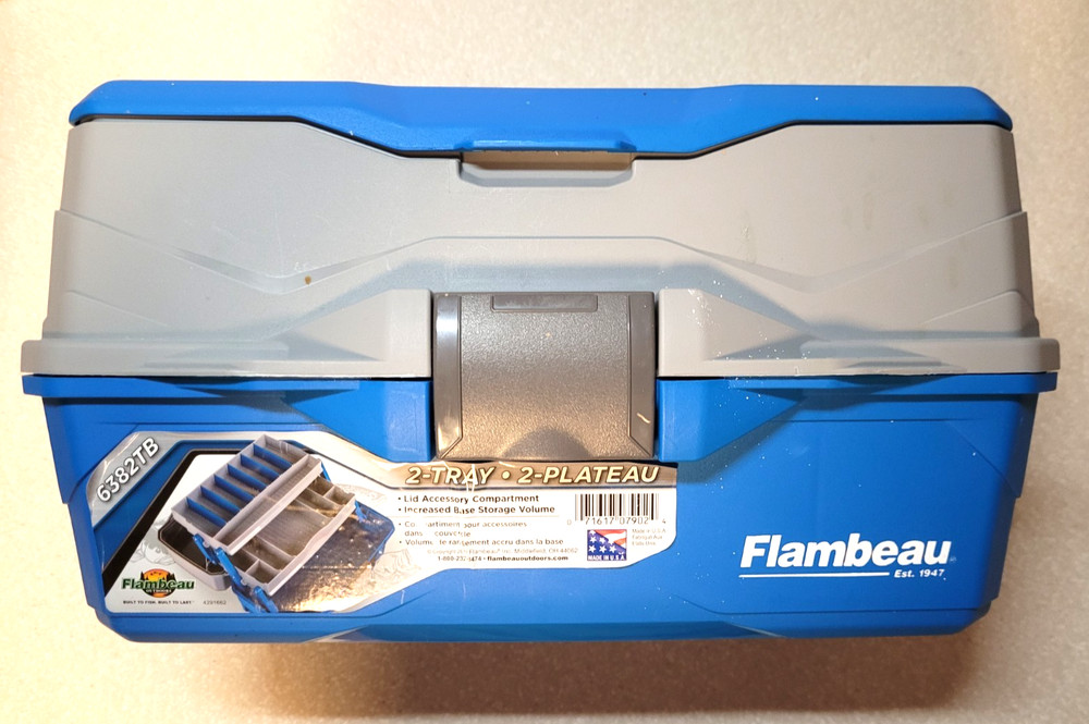 Flambeau Outdoors 6382TB 2-Tray Classic Tackle Box