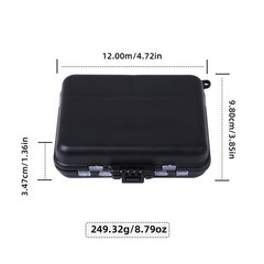 239pcs Fishing Accessories Kit Including Fishing Tackle Box Fishing Hooks DTAL