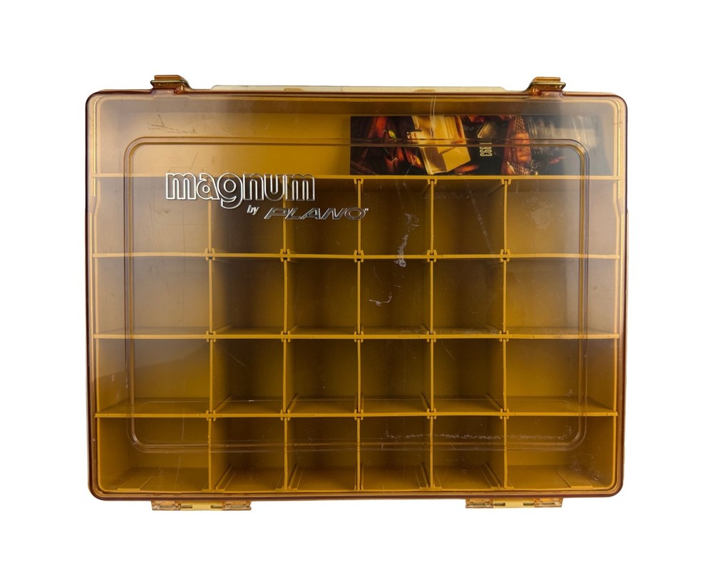 MAGNUM By PLANO Double Sided Portable Fishing Tackle Box Organizer