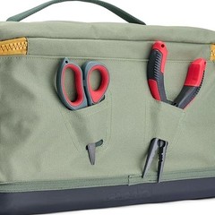 Spacious Waterproof Fishing Tackle Bag with Molded Base & Tool Sleeves, 3700 Siz