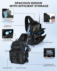 Calamus GearMaster Fishing Sling Tackle Bag Tool Set SLGCOBK