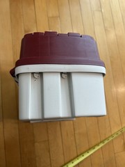 Plano One Tray Burgundy/White Tackle Box Model 6201 with Wazp Crappie Kit
