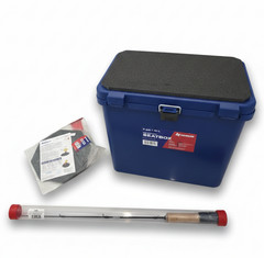 NISUS SET 10L Ice Fishing Seat Box + Ice Battle 50 Rod + Tip Up – FREE SHIP !