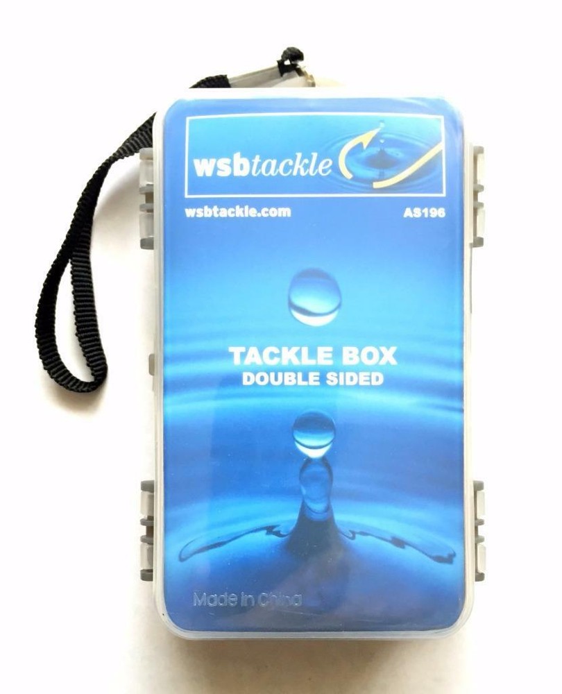 WSB SMALL DOUBLE SIDED TACKLE BOX CARP / COARSE FISHING