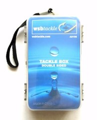 WSB SMALL DOUBLE SIDED TACKLE BOX CARP / COARSE FISHING