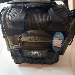 Okeechobee Fats Fisherman Deluxe Tackle Bag + 7 Utility Boxes