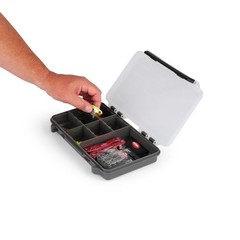 Plano StowAway 3600 50/50 Split Stow Tackle Box with 3600 Split, Clear