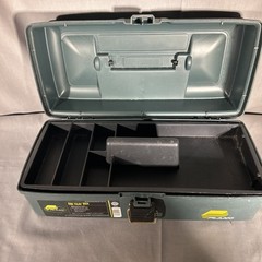 Vintage Plano Green & Black Tackle Box Model 1001 Single Tray Excellent Cond