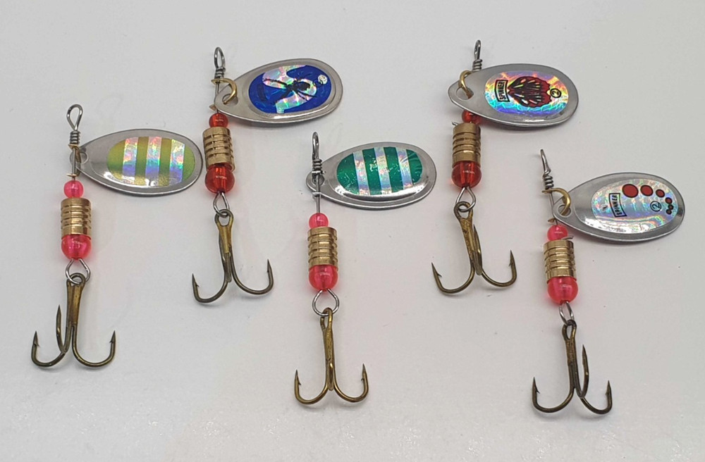 Lot of 5 Rotating Spoons – Size 2 – Spoon Fishing Spoon – FL216
