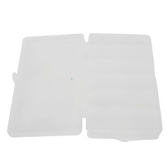Bait Box PVC Plastic Transparent 17.5×9.5x3cm 1pc Accessory Box Bait Box