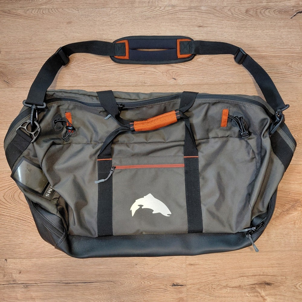 SIMMS “Headwaters” Wet/Dry Storage 90L Tackle Gear Bag Waterproof Bottom