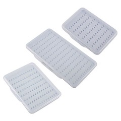 Fly Fishing Lure Spinner Spoon Bait Foam Box FishHook Hard Storage Case.