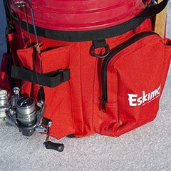 Versatile Bucket Caddy Organizer for Tools & Supplies – Black/Red, Durable Desig