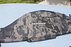 LEOFISHING – PORTABLE FISHING POLE BACKPACK – W/STRAP – 4′ X 11″ – CAMO – NICE
