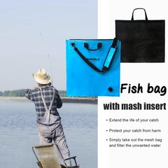 Buffalo Gear Fish Tournament Weigh In Bag Removable Mesh Insert,24x25in Heavy