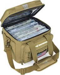 Durable Fishing Tackle Bag – 600D Oxford, 5 Compartments, Padded Shoulder Strap