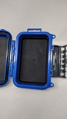 Blue Small Waterproof ABS Structured Case