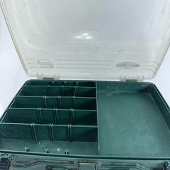 Plano 1155 Green Semi-Transparent Lid Tackle Box Fishing Read!!!