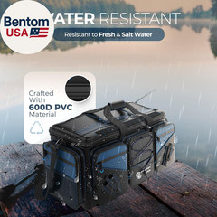 Fishing Tackle Bag – Salt Water Resistant Fishing Bag, 1000D PVC Waterproof Mate