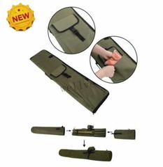 Large Fishing Rod Bag Backpack Shoulder Carry Tackle Pole Tube Storage Reel Case