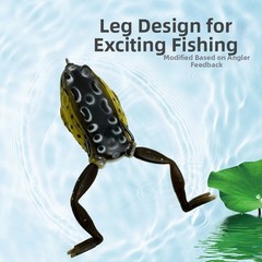 5.5cm 2.7cm and 6cm 3.1cm Thunder Amphibian Frog Lure for Surface Fishing