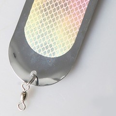Metal Trolling Dodger Flasher 4.5 inch for Salmon Fishing Ready to Use