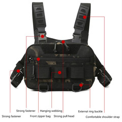 Fishing Chest Bag Running Backpacks Outdoor Travel Vest Bag Front Chest Pack