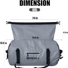 Waterproof Duffle Bag 40L 60L 80L Roll-top Dry Bag Heavy Duty Waterproof Duffel