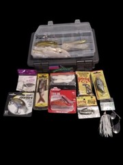 Plano 5520 Tackle Box WITH UNOPENED Jig And Rigs Included New And Used WOW DEAL!