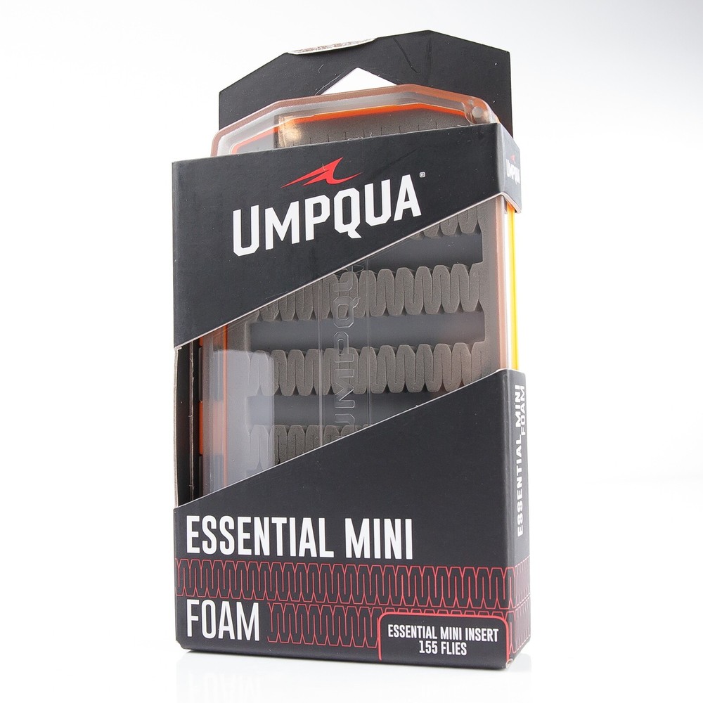 Umpqua Essential Foam Mini Fly Box – Hot Orange – Free Shipping