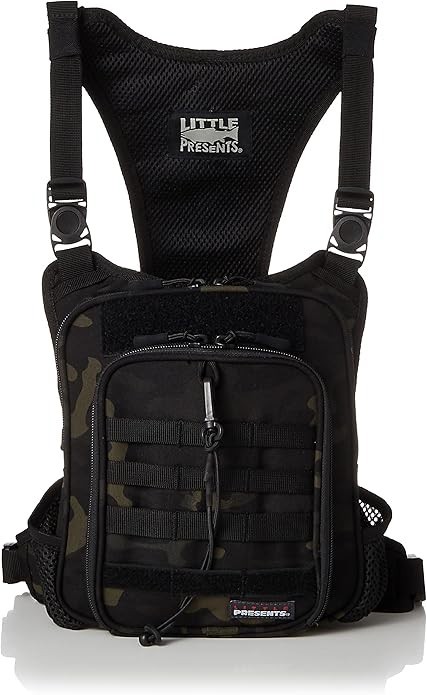 LITTLE PRESENTS B-29 Fly Fishing Chest Pack Black Camo From Japan