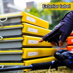 Waterproof Fishing Tackle Box Organizer 2-Pack Yellow