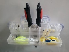 Fishing Caddy PLUS 9″ x 2″ (1x) – Boat & Kayak Mounted Tackle Caddy and Storage