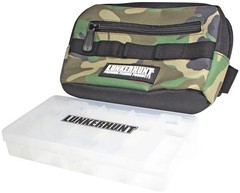 Lunkerhunt Camo Waist Fishing Bag – Fanny Pack With Lure Tackle Box – NEW!