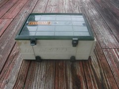 rebel excalibor 450 tackle box with contents
