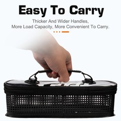 Fishing Jig Bag Mesh Washable Large Capacity Fishing Lure Bag For Boat Fishing