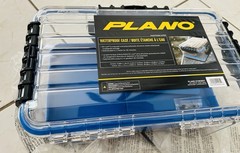 New Plano Clear See Thru Waterproof Tackle Box Storage Fishing Gear Outdoor