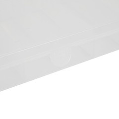 Bait Box PVC Plastic Transparent 17.5×9.5x3cm 1pc Accessory Box Bait Box