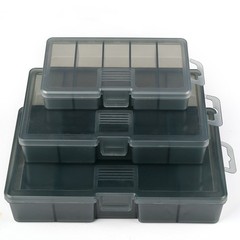 5 Grid Fishing Tackle Box 3 Sizes Lure Storage Organizer for Bait & Fishing