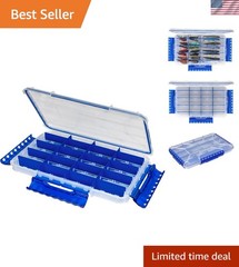Ultimate Fishing Tackle Tray: Slim, Waterproof with 36 Compartments & Zerust