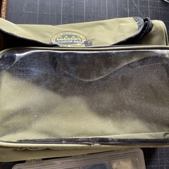 Cabelas Canvas Tackle Bag And Unopened Tackle