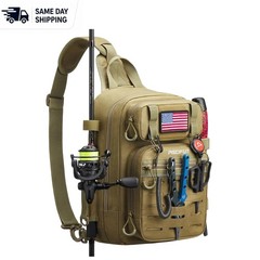 Versatile Fishing Backpack – Ergonomic Multi-Pocket Bag Fits 3×3600 Tackle Boxes