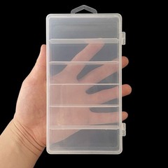 Bait Box PVC Plastic Transparent 17.5×9.5x3cm 1pc Accessory Box Bait Box