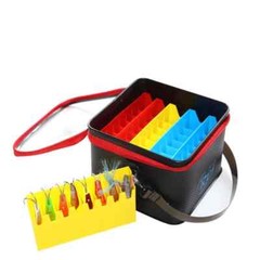 RUI 48 Slots Squid Jig Case Fishing Lure Storage Boat Tackle Bag Container
