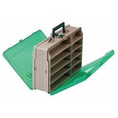 Plano Compartment Box with 19 compartments, Plastic, 4 1/4 in H x 13 1/2 in W