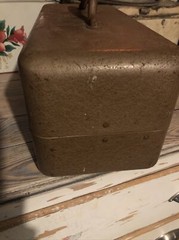 My Buddy Tackle Box Toolbox Falls City Product Made USA Dark Gray/Brown Fishing