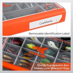 HyperSeal Waterproof Tackle Box, 3700 Tackle 3700 (2 Packs with compartment)